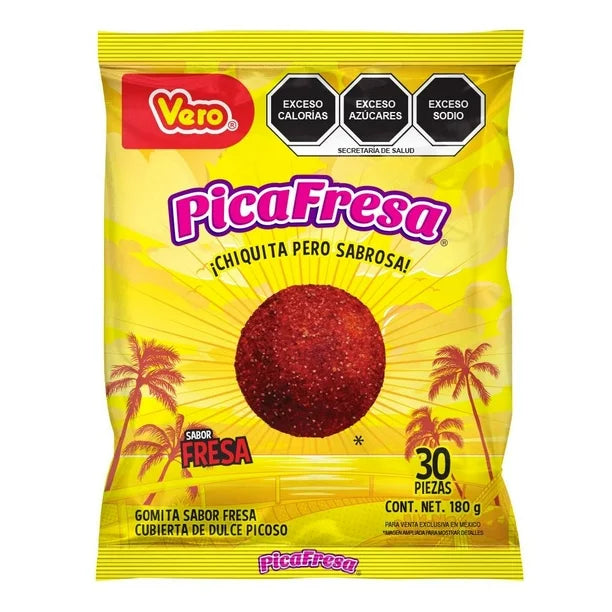 Gomitas Vero Pica Fresa confitadas con chile 180 g